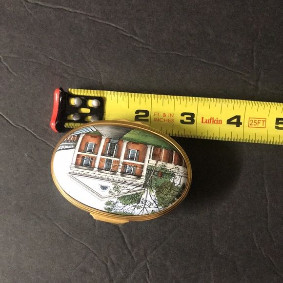 RARE Halcyon Days "UNIV OF VIRGINIA” Trinket Box - Picture 5 of 6